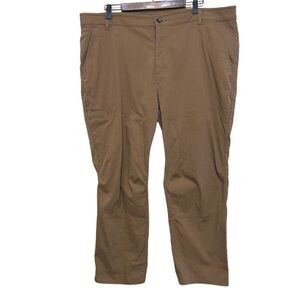 Mountain Hardwear AP Pants Mens 42x28 Brown Hiking UPF 50 Performance Stretch